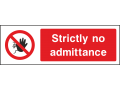 Strictly No Admittance - Landscape